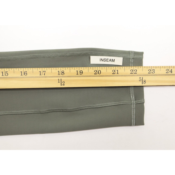 Lululemon Women's Invigorate High Rise Crop 23 Smoke Spruce Sz 2 - Picture 6 of 9